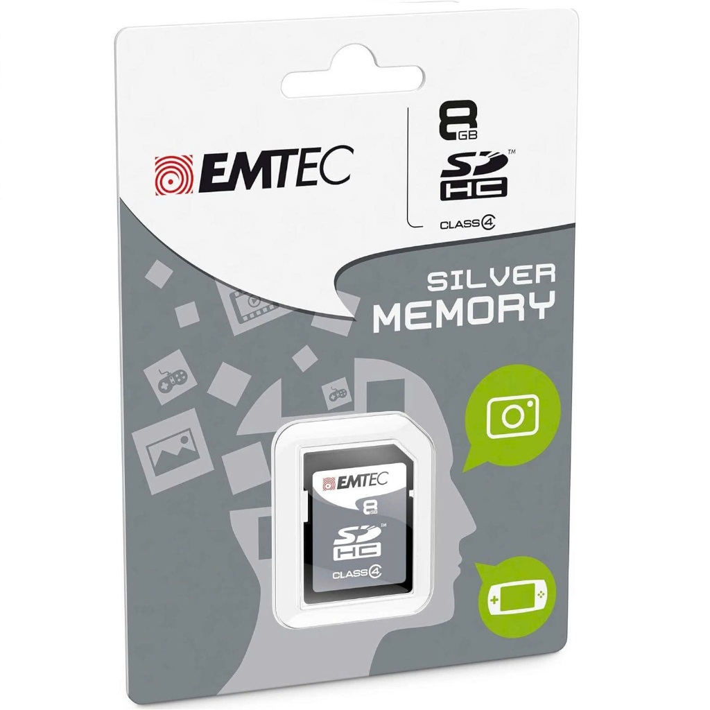 Thẻ nhớ Máy ảnh SD Emtec 8Gb 16Gb class 4 Japan siêu bền bỉ tốc độ cao