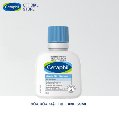 [GIFT] Sữa rửa mặt làm sạch dịu nhẹ không xà phòng Cetaphil Gentle Skin Cleanser 59ml