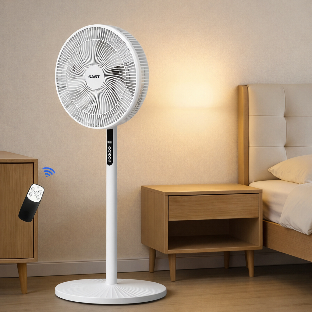 Quạt Cây Đứng Tiết Kiệm Điện ASAKI Công Suất Lớn 8 Cấp Độ Gió Có Điều Khiển Từ Xa | BigBuy360 - bigbuy360.vn