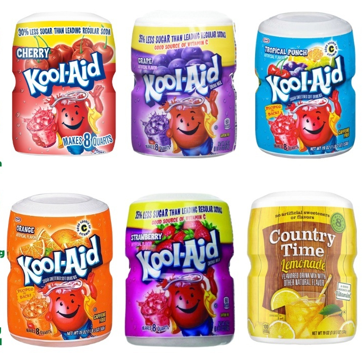 Bột pha nước trái cây Kool-Aid hộp 538g của Mỹ