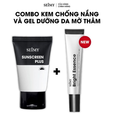 Combo Gel Dưỡng Da Mờ Thâm và Kem Chống Nắng Seimy