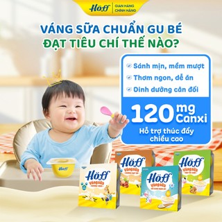 2 Lốc Váng Sữa HOFF trẻ em bổ sung dưỡng chất cho bé ăn dặm (8 hộp x 55g)