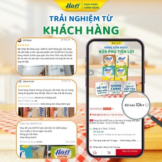 2 Lốc Váng Sữa HOFF trẻ em bổ sung dưỡng chất cho bé ăn dặm (8 hộp x 55g)