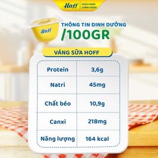 2 Lốc Váng Sữa HOFF trẻ em bổ sung dưỡng chất cho bé ăn dặm (8 hộp x 55g)