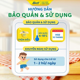 2 Lốc Váng Sữa HOFF trẻ em bổ sung dưỡng chất cho bé ăn dặm (8 hộp x 55g)