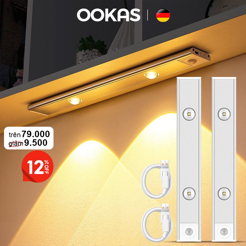 OOKAS Đèn led trang trí đèn cảm ứng Thích hợp cho nhà bếp, phòng khách và phòng ngủ