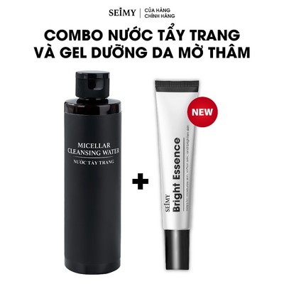 Combo Gel Dưỡng Da Mờ Thâm và Nước Tẩy Trang Seimy