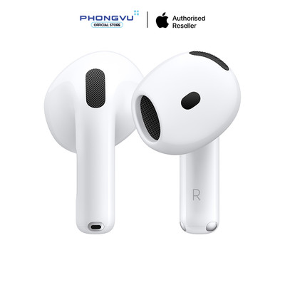 Tai nghe Bluetooth Apple AirPods 4 (Chip H2 | Chống nước IP54) - Bảo hành 12 tháng