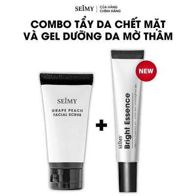 Combo Gel Dưỡng Da Mờ Thâm và Tẩy Tế Bào Chết Da Mặt Seimy