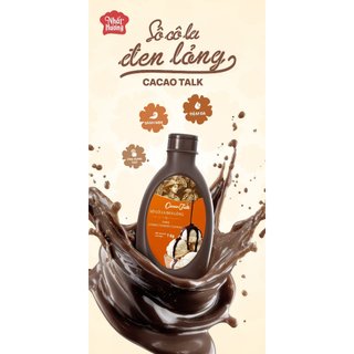 Socola Đen Lỏng Cacao Talk Chai 1Kg