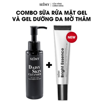 Combo Gel Dưỡng Da Mờ Thâm và Sữa Rửa Mặt Gel Seimy