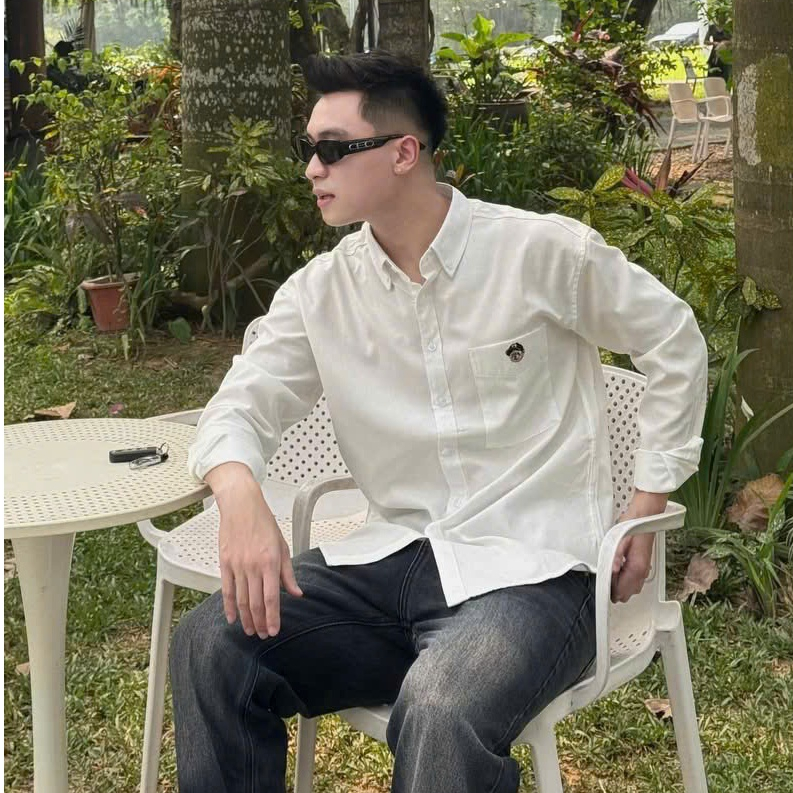 Áo Sơ Mi Gấu 8953 Chất Cotton nhẹ mát Hè 2026