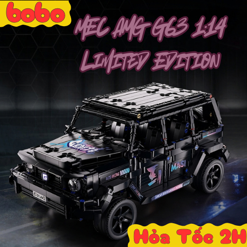 [New 2026] Mô Hình Lắp Ráp Siêu Xe Mec G63 Black Ôtô Địa Hình Cao Cấp 1388 PCS Sắc Nét, Quà Tặng Sin