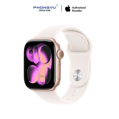 Đồng hồ thông minh Apple Watch Series 11 Vỏ Nhôm (GPS) 42mm Sport Band - size S/M - Hàng chính hãng
