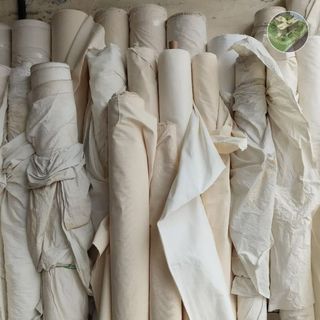 Sỉ 20m 50m Vải Canvas Bố Mộc Thêu Vẽ Tranh Handmade May Túi Rèm Lót Sofa Trải Trần