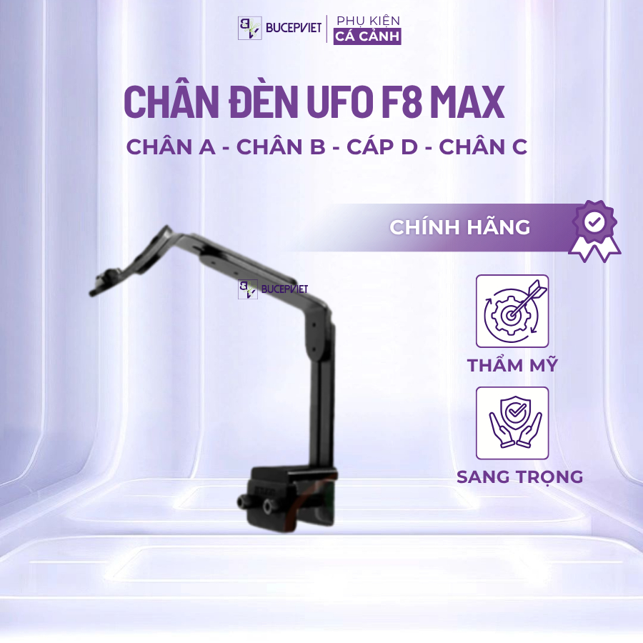 Giá treo đèn Zetlight UFO 8 Pro MAX– 4 kiểu treo (A-B-C-D), chắc chắn, dễ lắp đặt