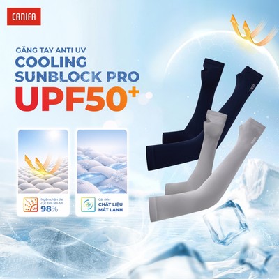 Găng tay chống nắng unisex người lớn CANIFA  Anti-UV chống nắng 5AV26S001