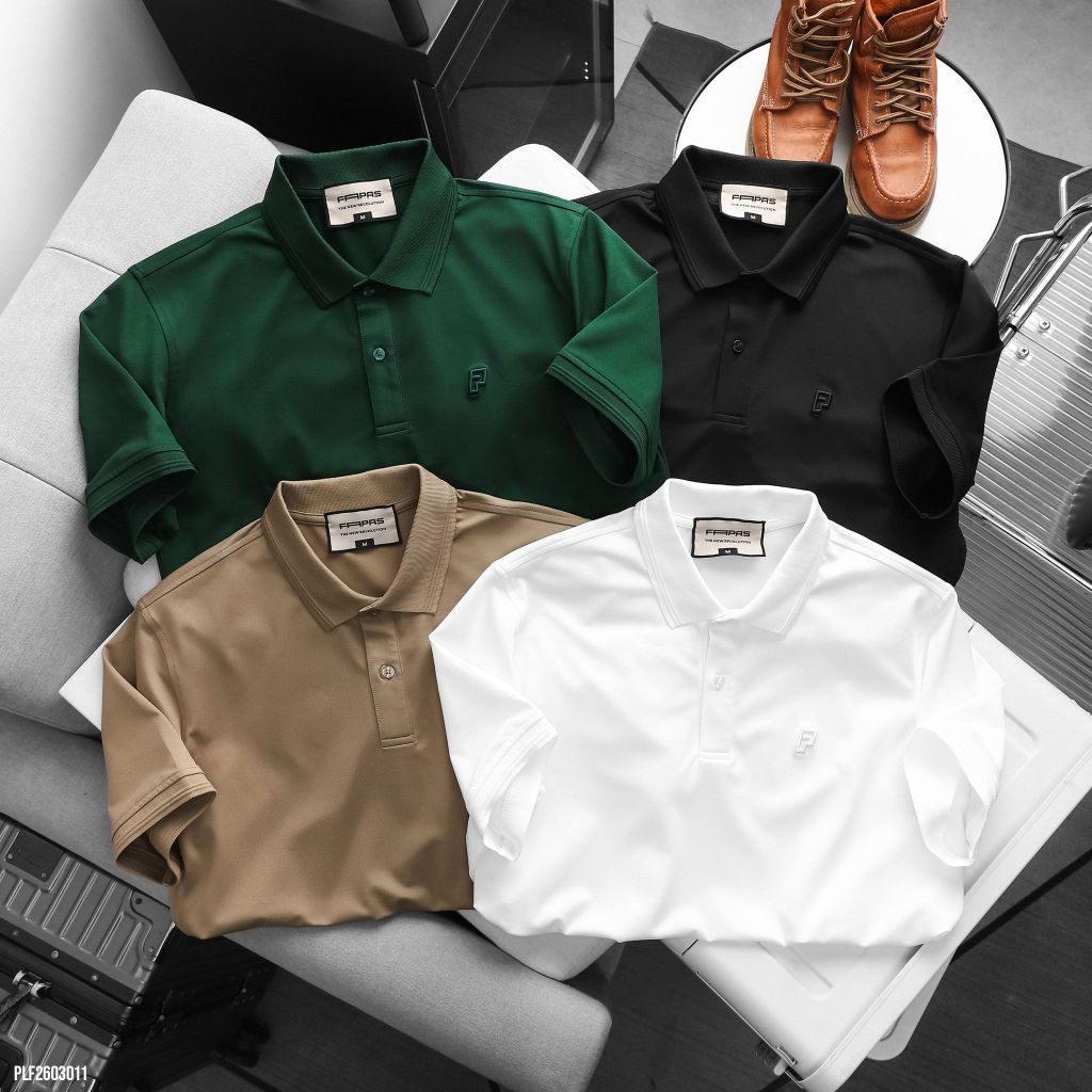 [JANSHOP] Polo Regular Elementary Thanh Lịch, Chất Vải Cao Cấp Thoáng Mát, Form Regular Nam Tính, Lị