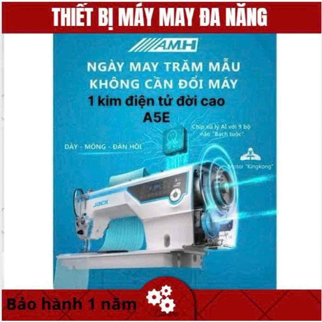 Máy may 1 kim  điện tử Jack A5E_B (AMH2) đời cao nhất BẢO HÀNH 24 THÁNG BỂ DẦU KÍN, 💥 CHÍNH HÃNG 💥 M