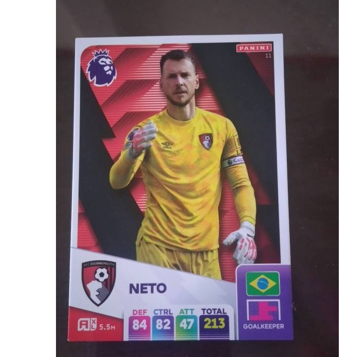 Thẻ cầu thủ Neto #10 (AFC Bournemouth) Panini Adrenalyn XL 2024/25