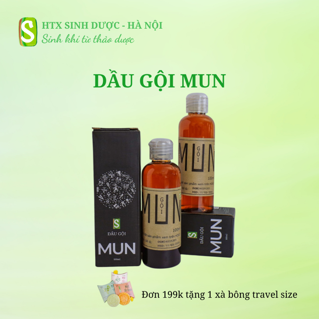 Dầu gội MUN HTX Sinh Dược