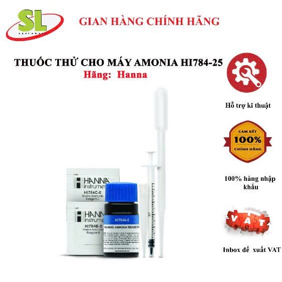 Thuốc Thử Cho HI784, 25 Lần Đo HI784-25 Hanna
