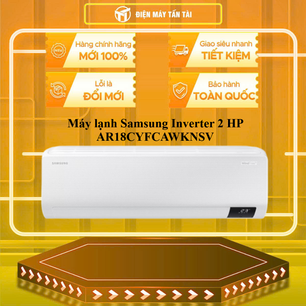AR18CYFCAWKNSV - Máy lạnh Samsung Inverter 2 HP AR18CYFCAWKNSV - GIAO TOÀN QUỐC