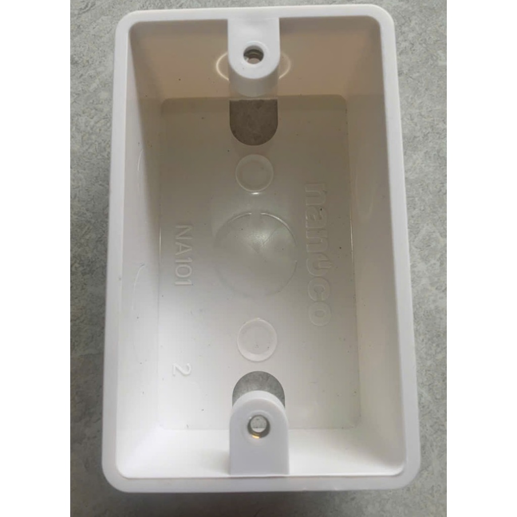 ĐẾ ÂM TƯỜNG NANOCO NPCA101, NA101 (HÌNH CHỮ NHẬT) / NA105 (HÌNH VUÔNG)