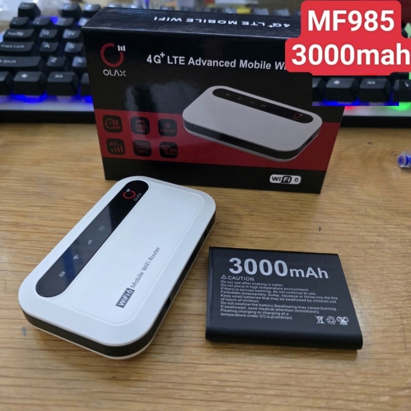 Phát Wifi Từ Sim 4G OLAX MF985 và MF982 LCD