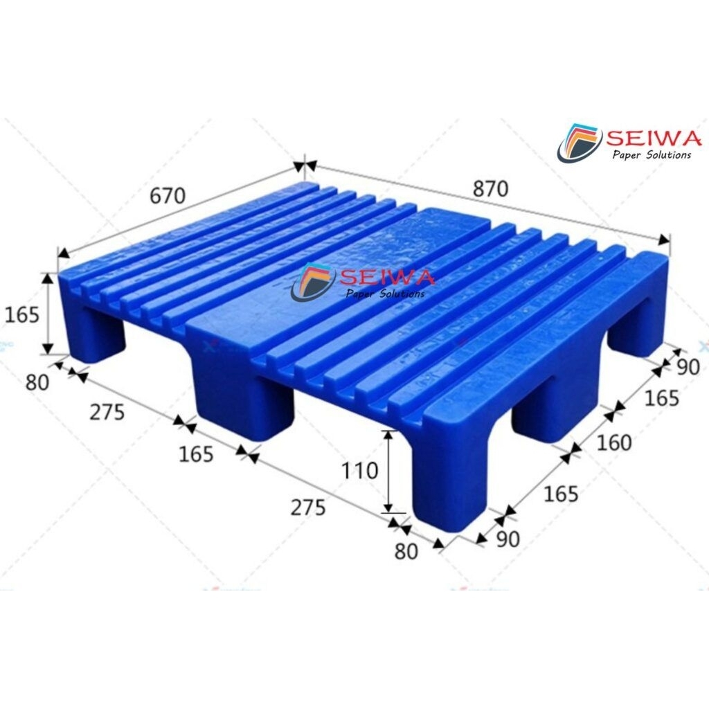 Pallet nhựa nonstop Seiwa 870*670*165mm