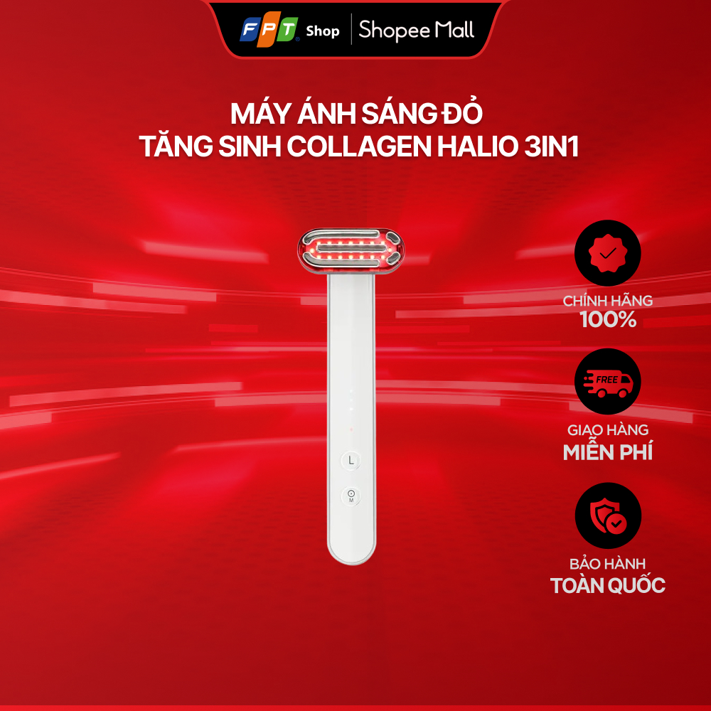 Máy ánh sáng đỏ tăng sinh Collagen Halio 3in1