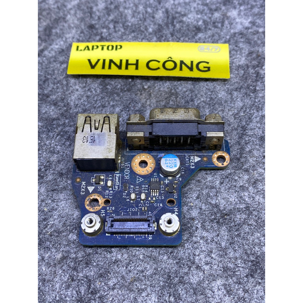 Board mạch cổng video VGA usb dell e6440 e 6440 6440 hàng zin tháo máy
