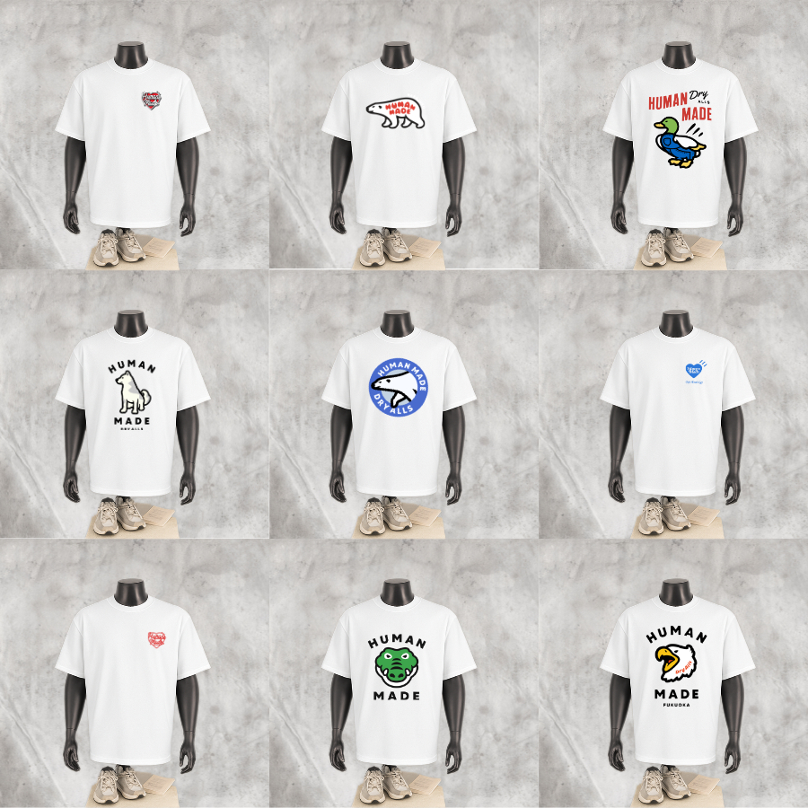 Áo Thun 𝘏𝘜𝘔𝘈𝘕 𝘔𝘈𝘋𝘌 In Hình Sắc Nét, Áo Thun Nam Nữ - Tshirt 𝘏𝘜𝘔𝘈𝘕 Unisex, Form Oversize, 260GSM - ED