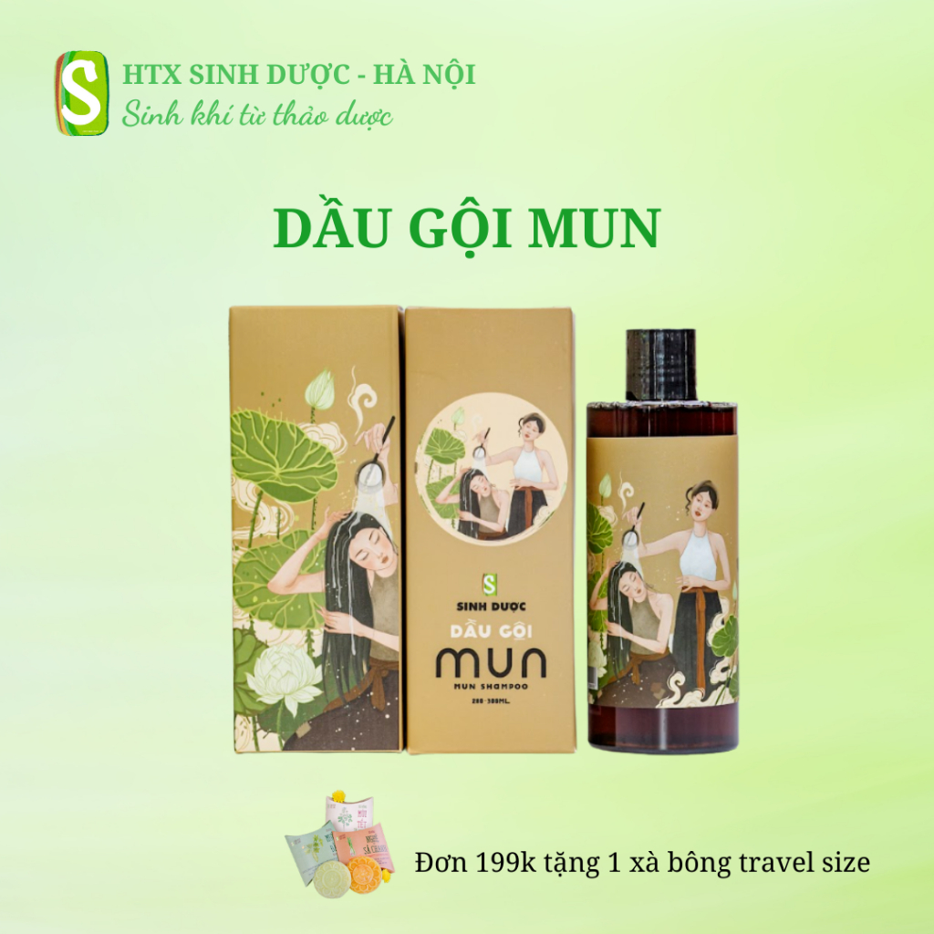 Dầu gội MUN HTX Sinh Dược