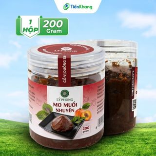 Mơ Muối Nhuyễn - Lý Phong (Hủ 200gram) - Mơ muối thực dưỡng 7 năm - Pha trà bình minh