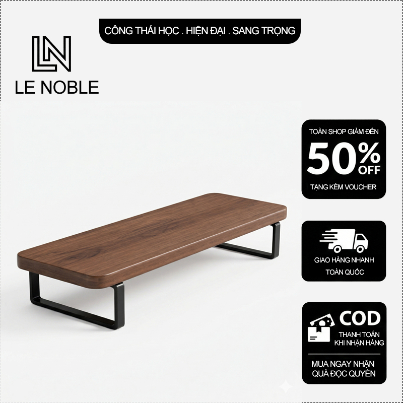 LE Ke nang man hinh may tinh Chinh hang cong thai hoc Chiu tai 20kg Go mdf cao cap Phong cach