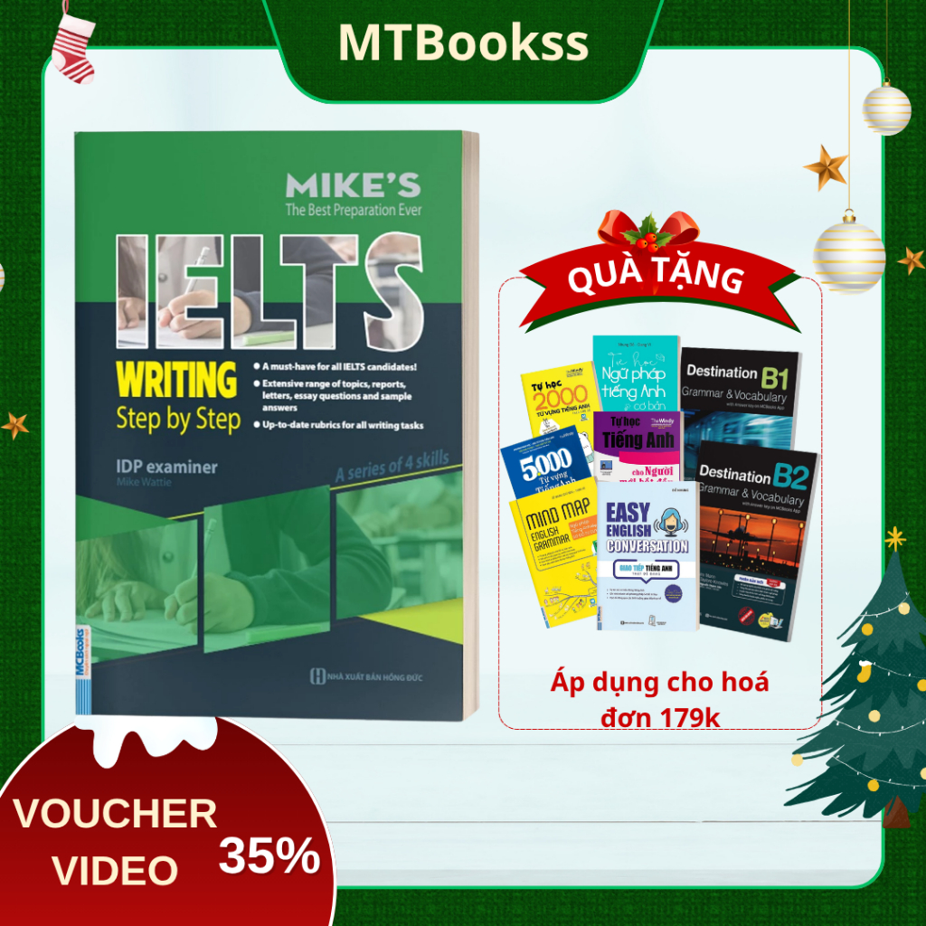 Sách - Ielts Writing - Step By Step - Dành Cho Người Luyện Thi Ielts - MCBooks