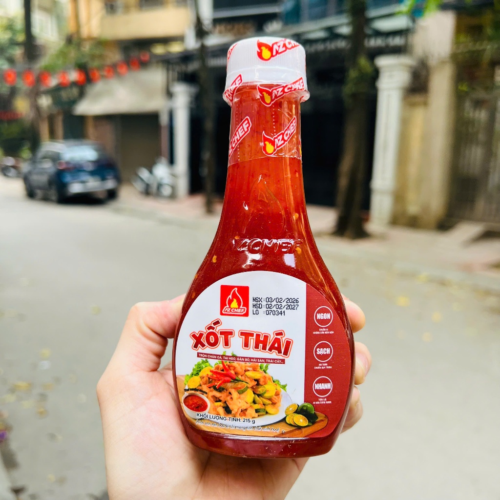 Xốt Thái AZ CHEF 215g – Sốt Trộn Chân Gà, Hải Sản Chua Cay Hấp Dẫn