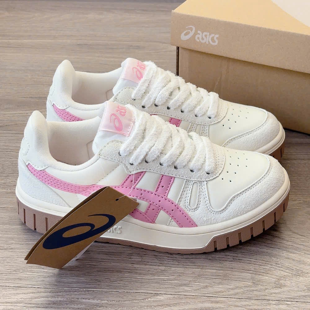 [ Hàng Chính Hãng ] Giày_Asics court mz vệt hồng đủ size