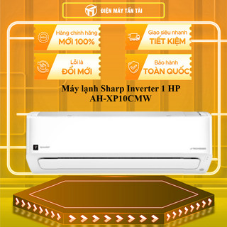 (TOÀN QUỐC) - AH-XP10CMW - Máy lạnh Sharp Inverter 1 HP AH-XP10CMW (Dưới 15m² (từ 30 đến 45m³)