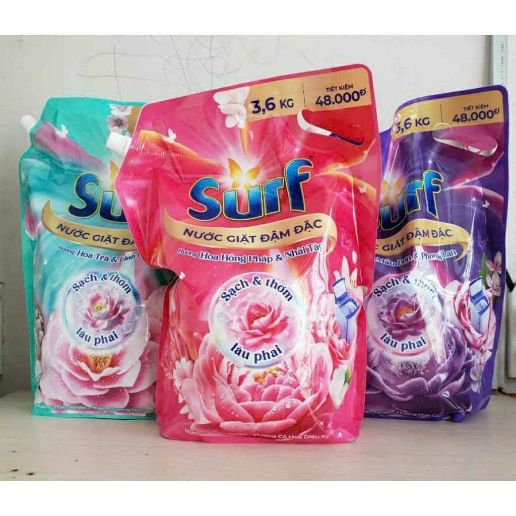 Nước Giặt Surf túi 2.9kg / 3.6kg