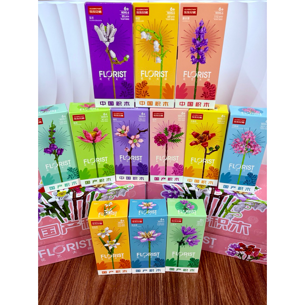 BỘ HOA LẮP RÁP FLORIST 9095🌷
