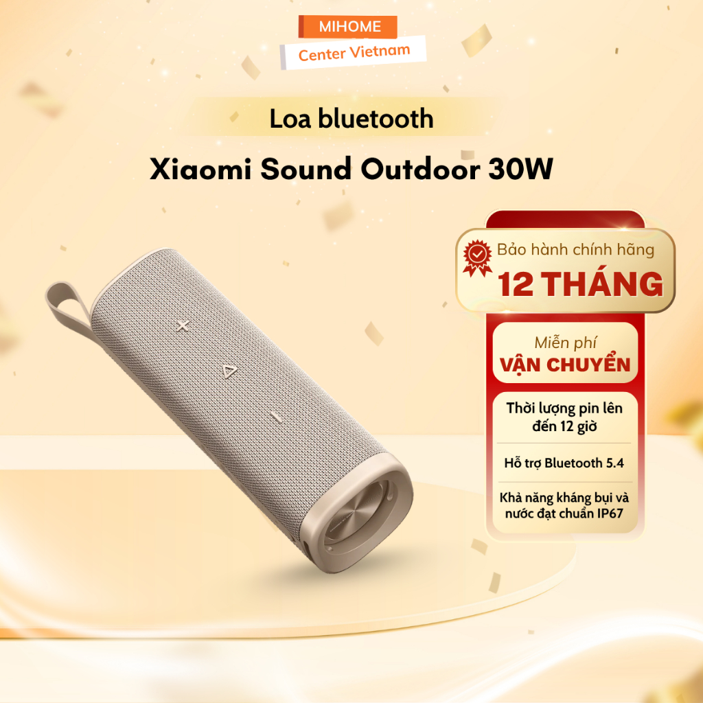 Loa Bluetooth Xiaomi Sound Outdoor 30w pin khỏe - hàng Quốc Tế Bảo Hành 12 Tháng