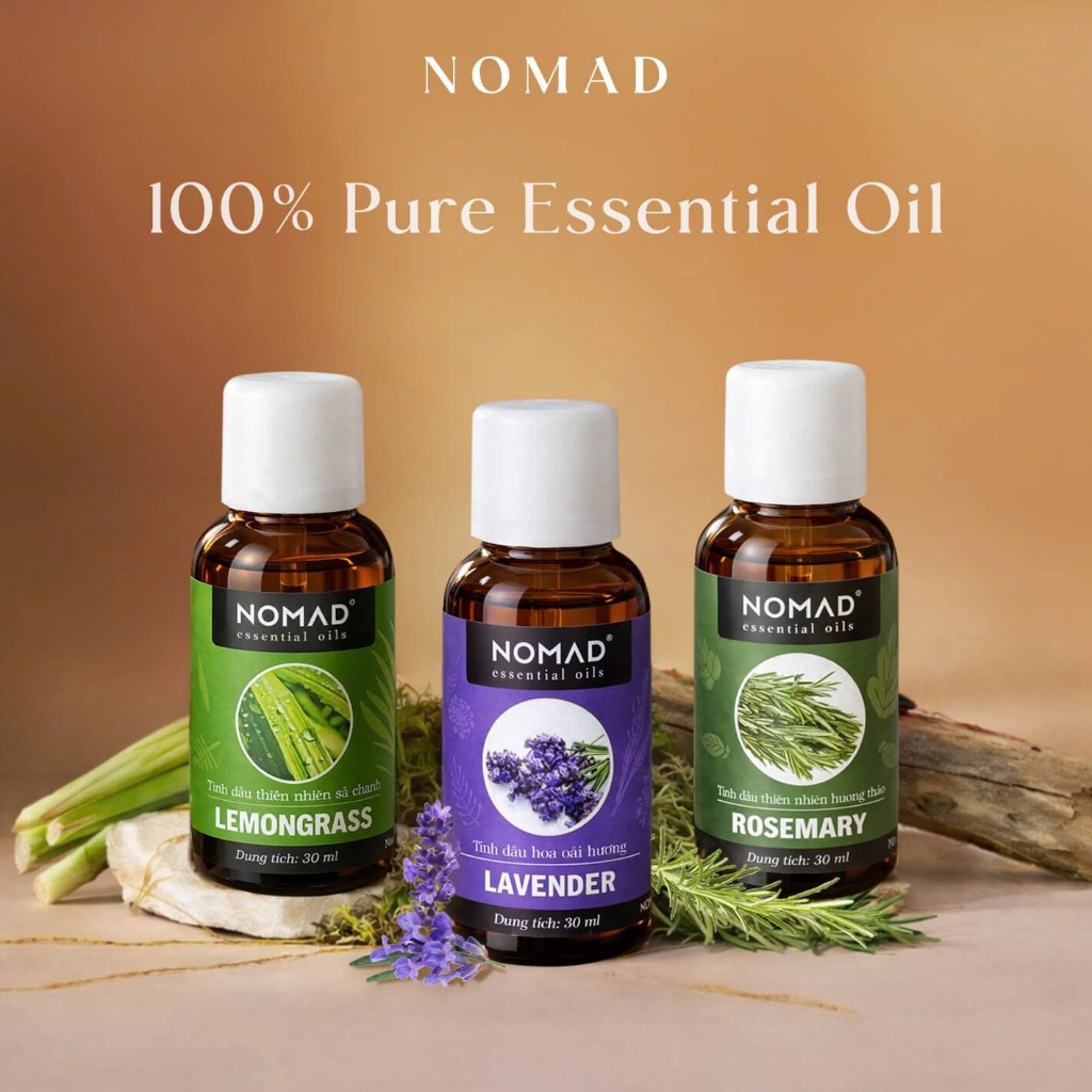 Tinh Dầu Thiên Nhiên Nomad Pure Essential Oils