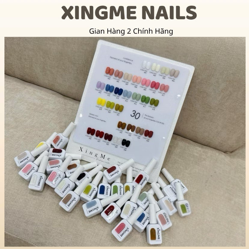 Sơn gel xingme 30 màu lẻ từ 1-30, sơn gel cao cấp chai 15ml [XINGME NAIL]