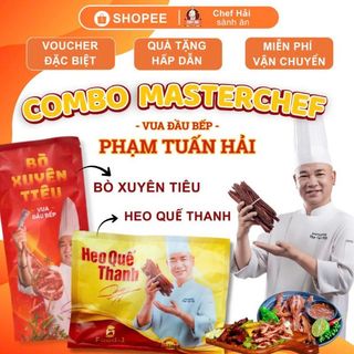 COMBO - NHÂM NHI BẤT BẠI - Bò Xuyên Tiêu & Heo Quế Thanh  Bếp Chef Hải - Masterchef Phạm Tuấn Hải