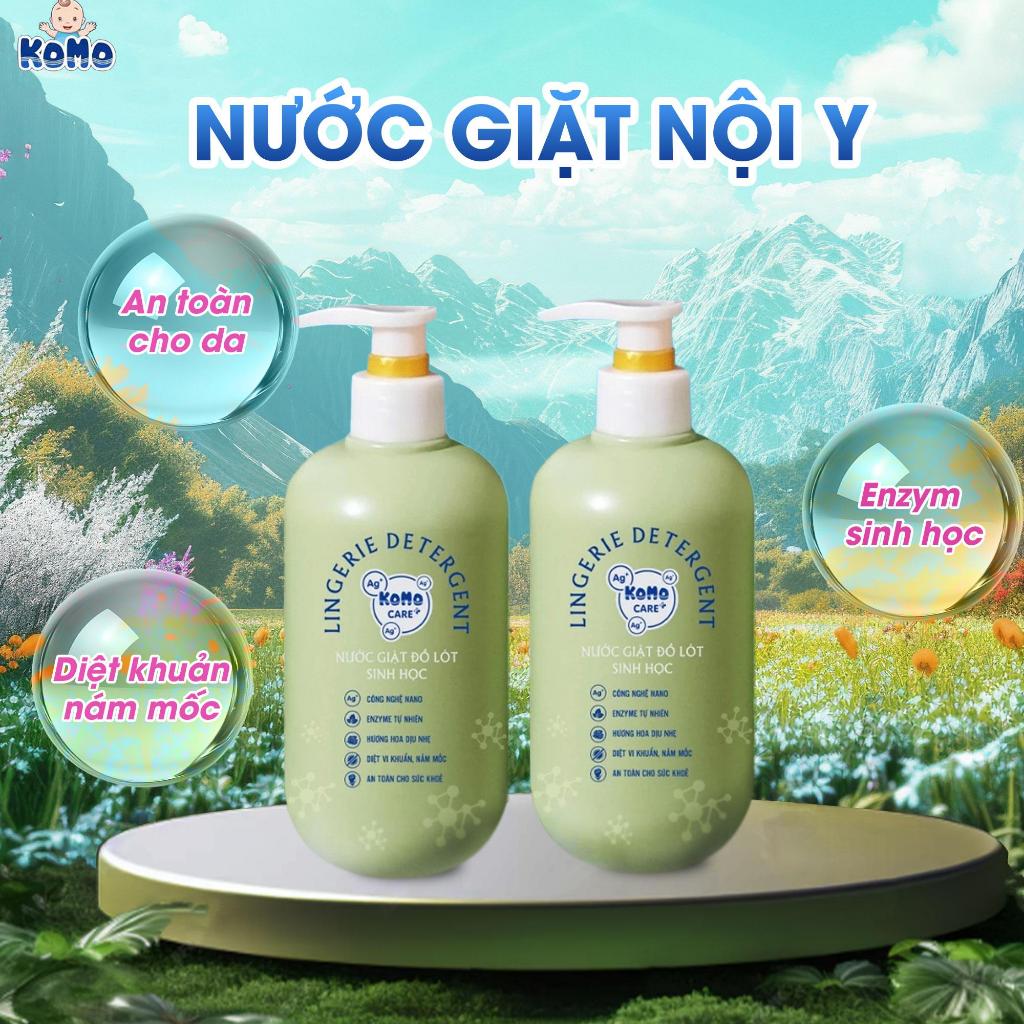 Nước giặt Quần Lót Komo Trà Xanh dung tích 500ml - Làm sạch và lưu hương,an toàn cho phụ nữ