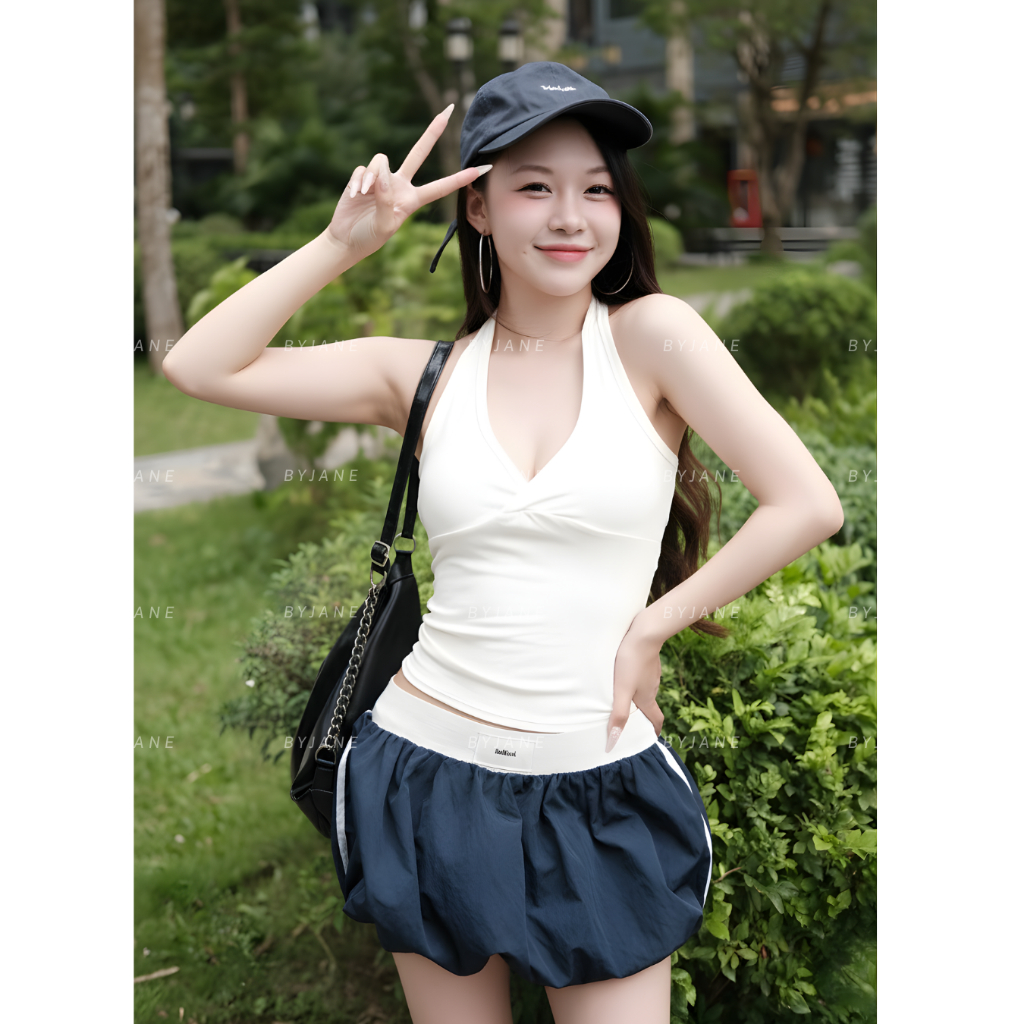 Áo Thun Cổ Yếm Nữ Co Giãn Ôm Body, Áo Cổ Yếm Tôn Dáng Co Dãn 4 Chiều BYJANE-155 | BigBuy360 - bigbuy360.vn