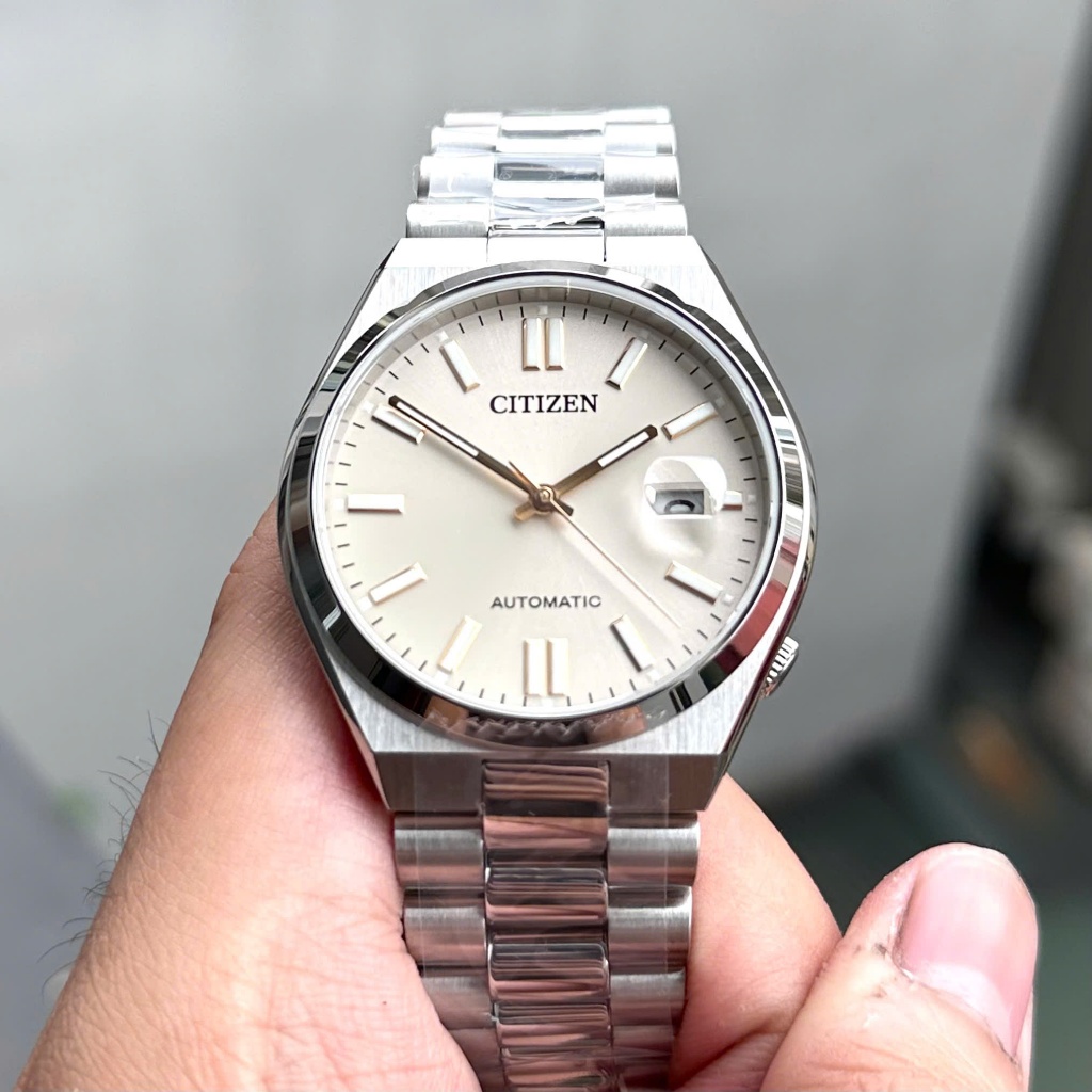 Citizen Automatic Tsuyosa Mechanical Beige NJ0151-88W ( Cam kết hàng chính hãng )