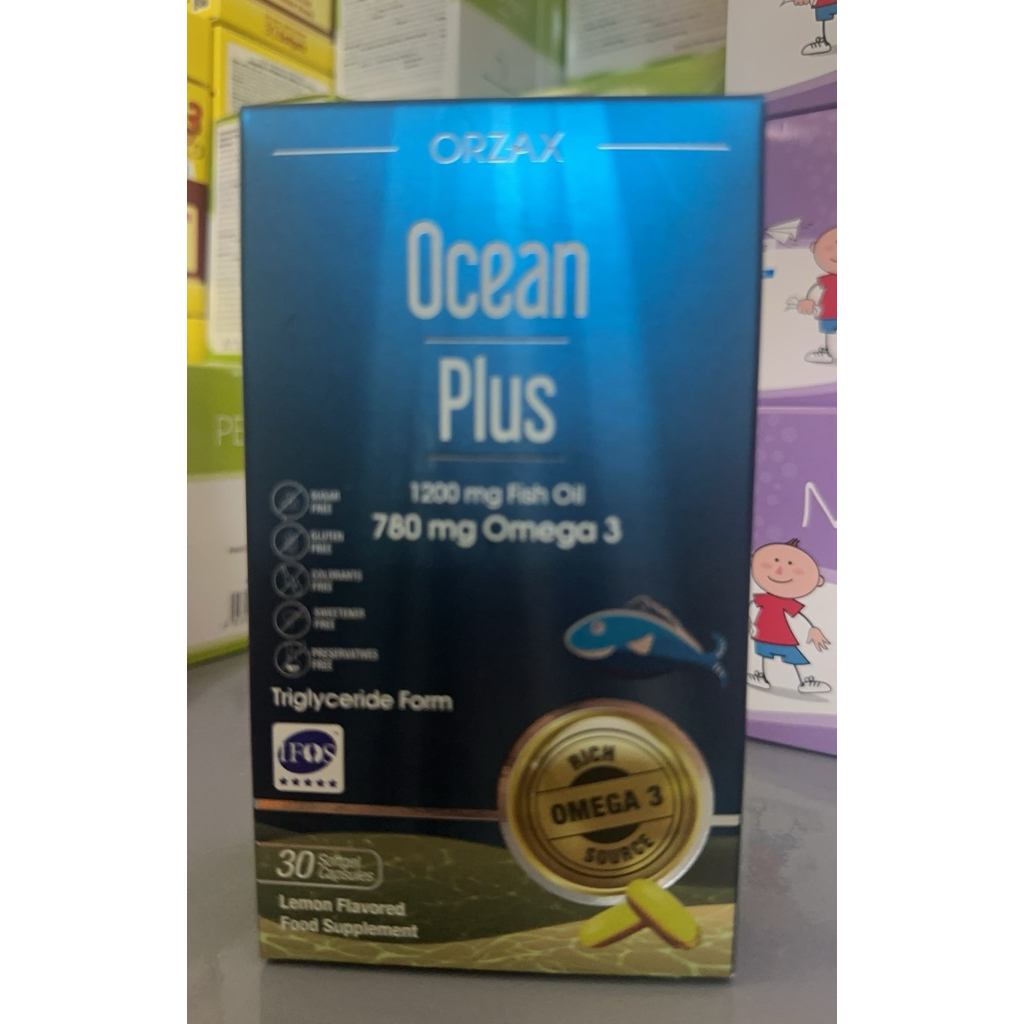Ocean Plus (Hộp 30 Viên) Viên Uống Bổ Sung Omega 3 EPA DHA Hỗ Trợ Tim Mạch